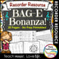 Recorder Resource: BAG-E Bonanza! Digital Resources